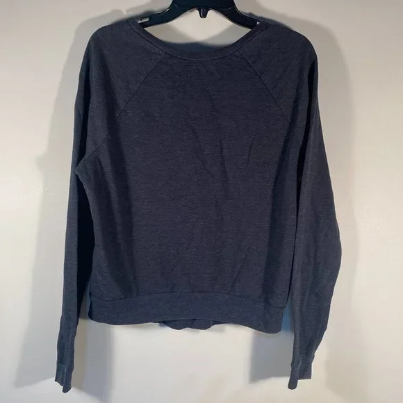 Abercrombie & Fitch Pull Over Logo Long Sleeve Casual Shirt Women Size L - Picture 5 of 7